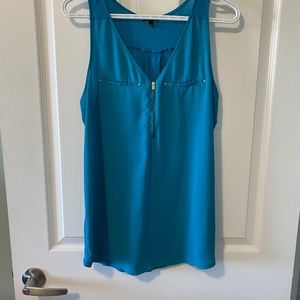 EXPRESS Stylish teal tank top